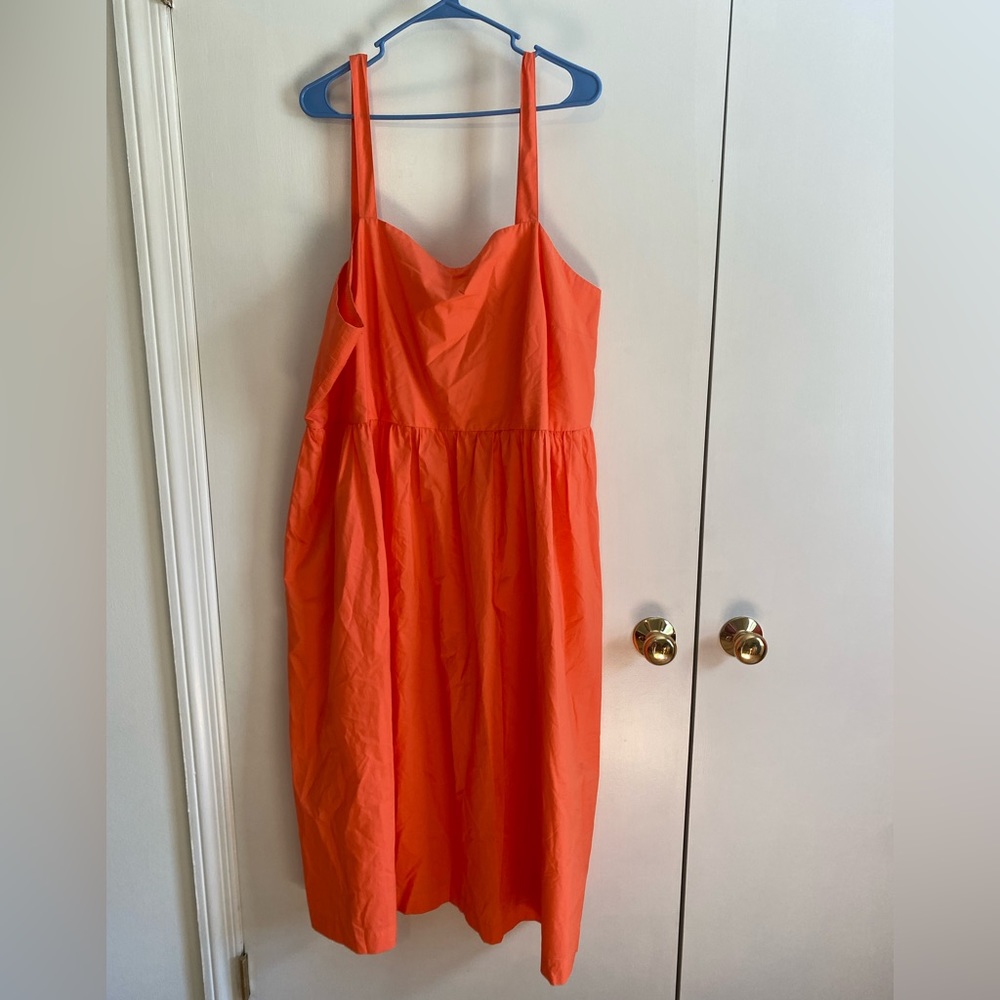 A New Day Sleeveless Dress Orange 2X